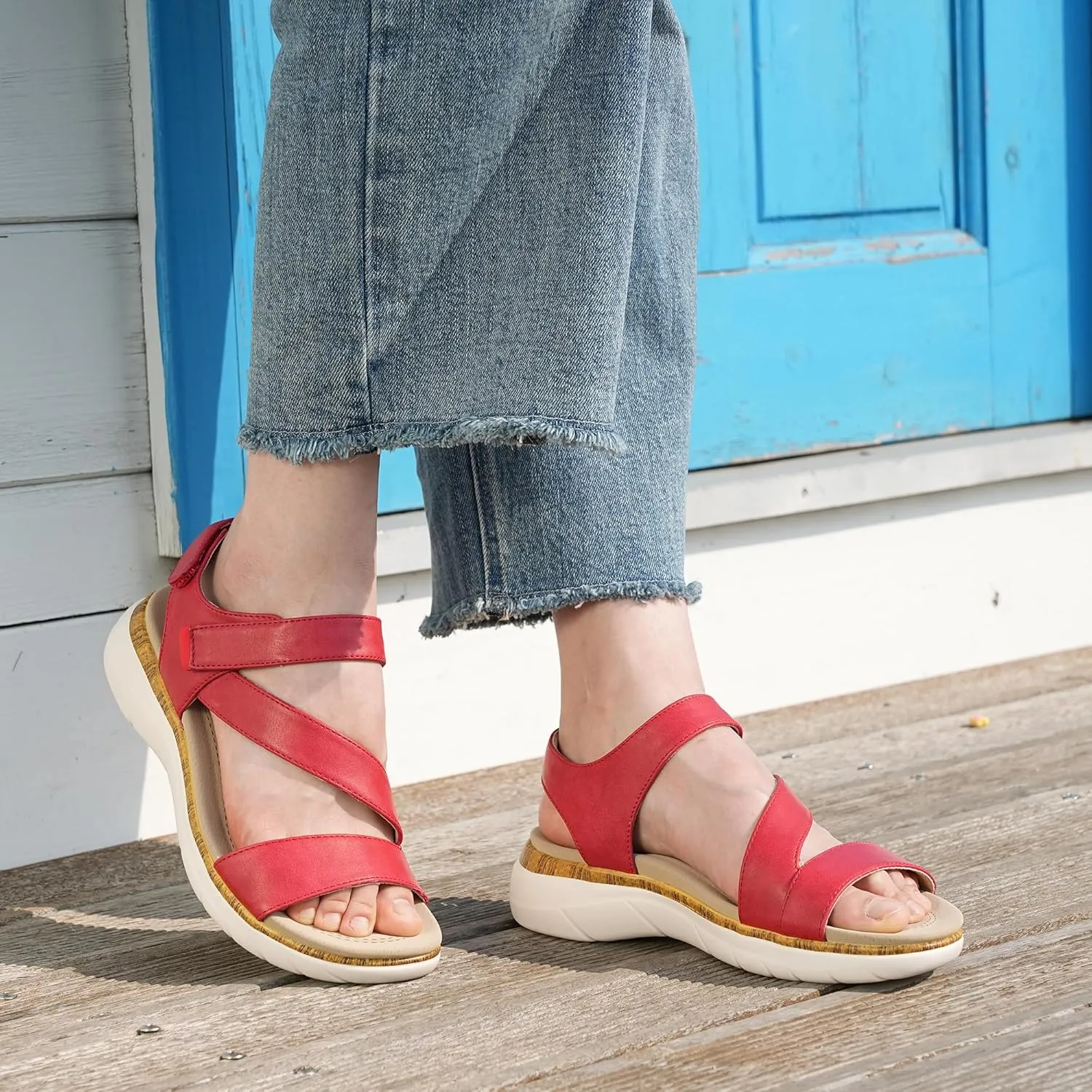 Women Arch Support Sandals Orthotic Comfortable Walking Sandals