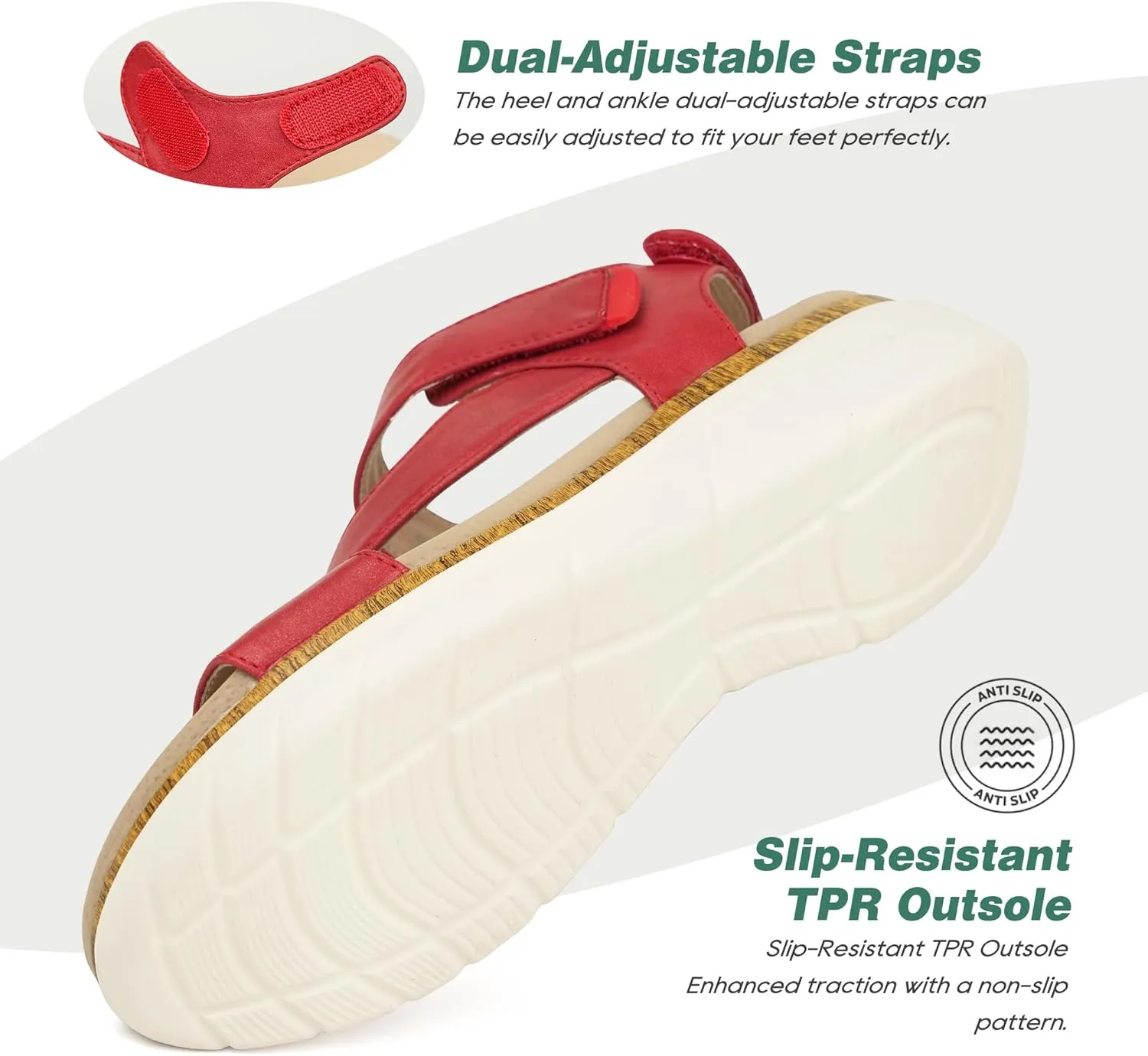 Women Arch Support Sandals Orthotic Comfortable Walking Sandals