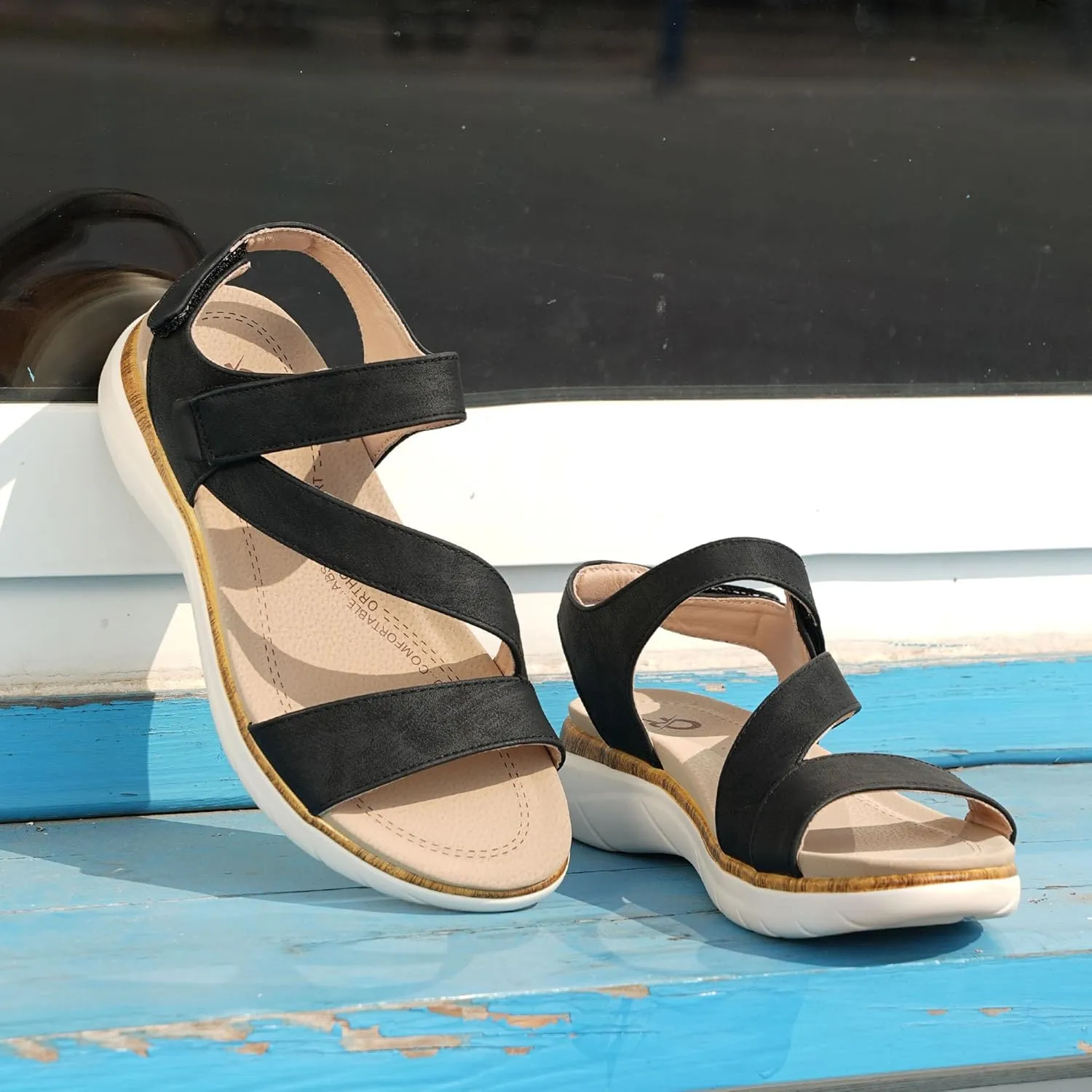 Women Arch Support Sandals Orthotic Comfortable Walking Sandals