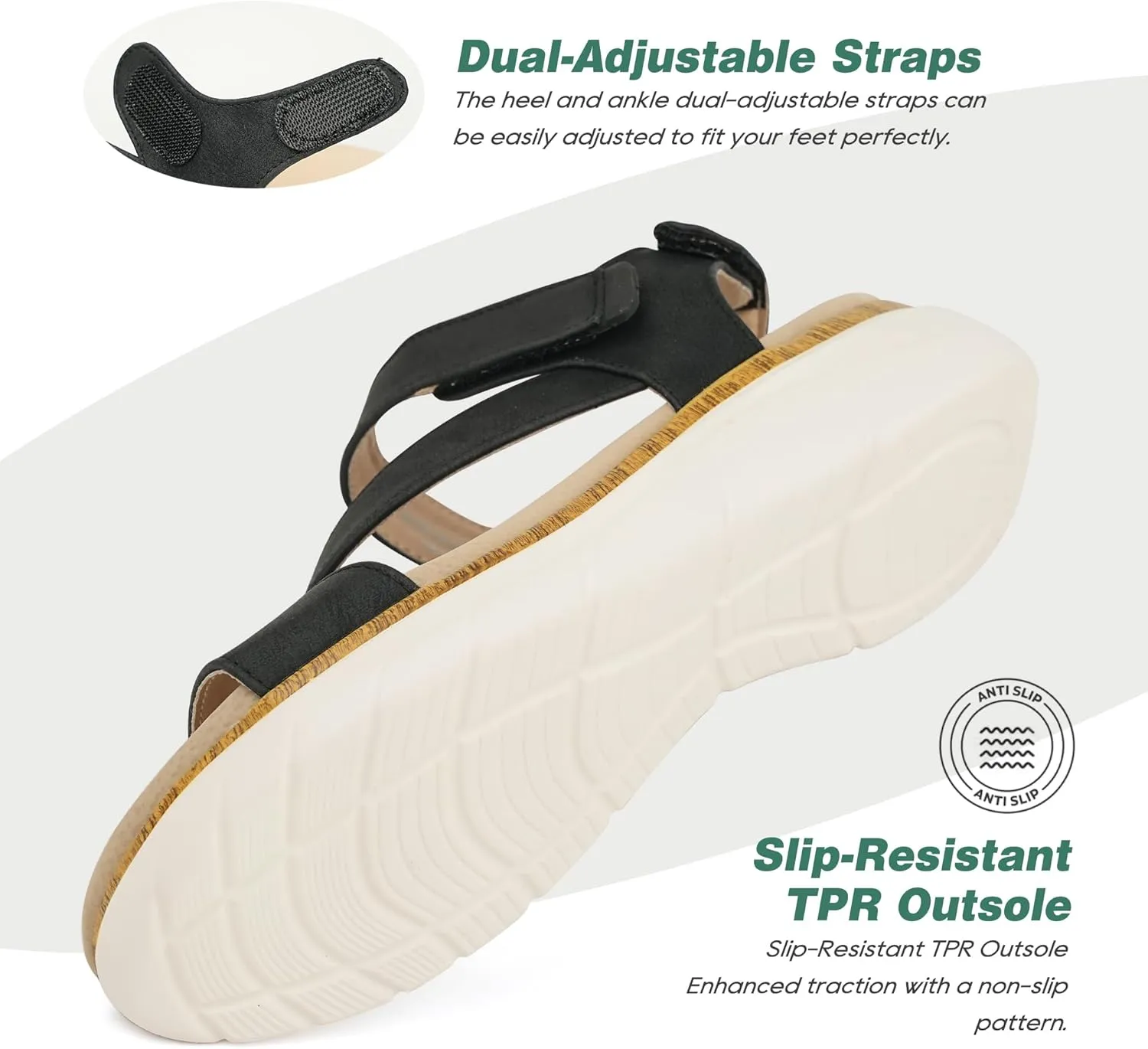 Women Arch Support Sandals Orthotic Comfortable Walking Sandals