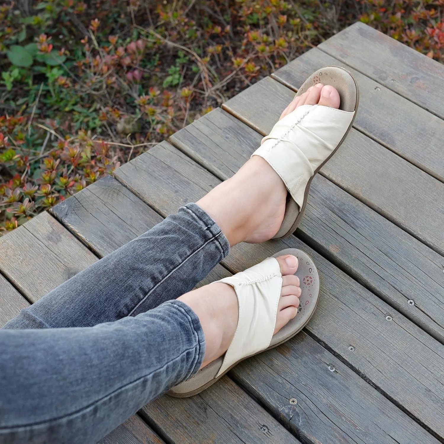 Women Comfort Sandals Flip Flop with Arch Support