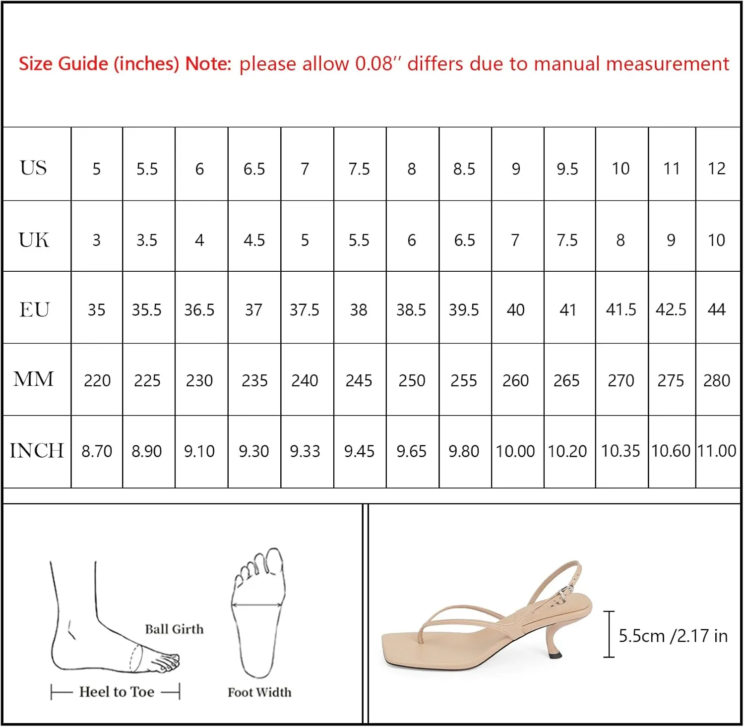Women Sandals Kitten Heels for Women Flip Flops Square Open Toe Thong Heeled Sandals Comfort Party Dress Shoes