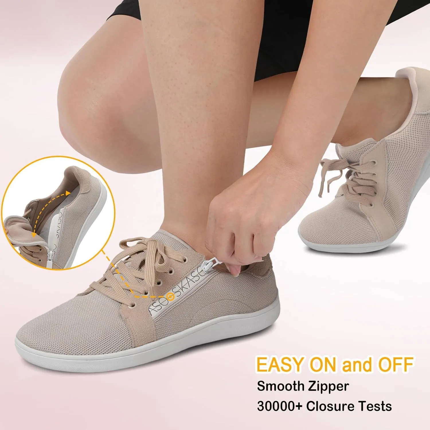 Womens Barefoot Walking Shoes Wide Toe Fashion Sneakers Comfortable Casual Shoes Zero Drop Minimalist Shoes