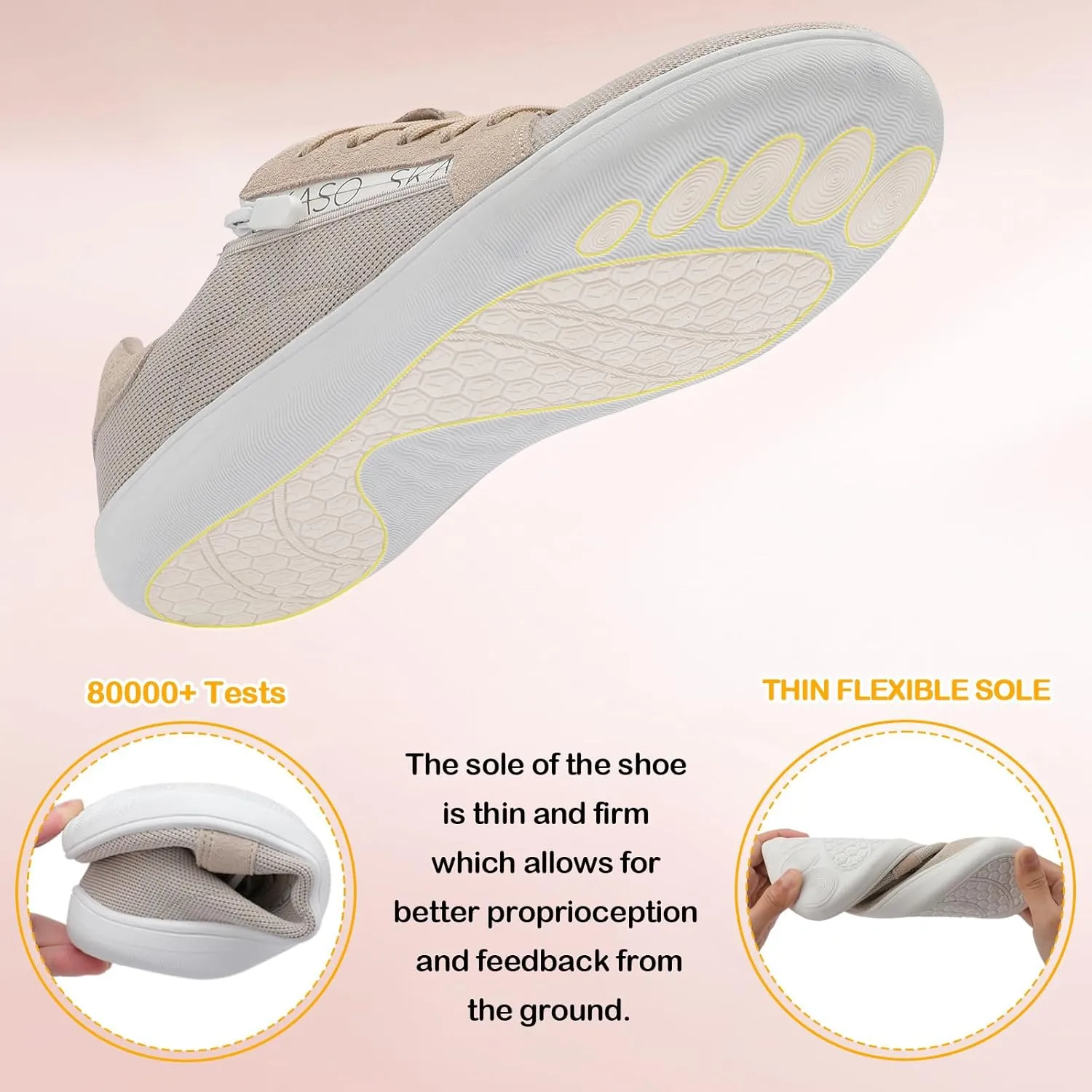 Womens Barefoot Walking Shoes Wide Toe Fashion Sneakers Comfortable Casual Shoes Zero Drop Minimalist Shoes