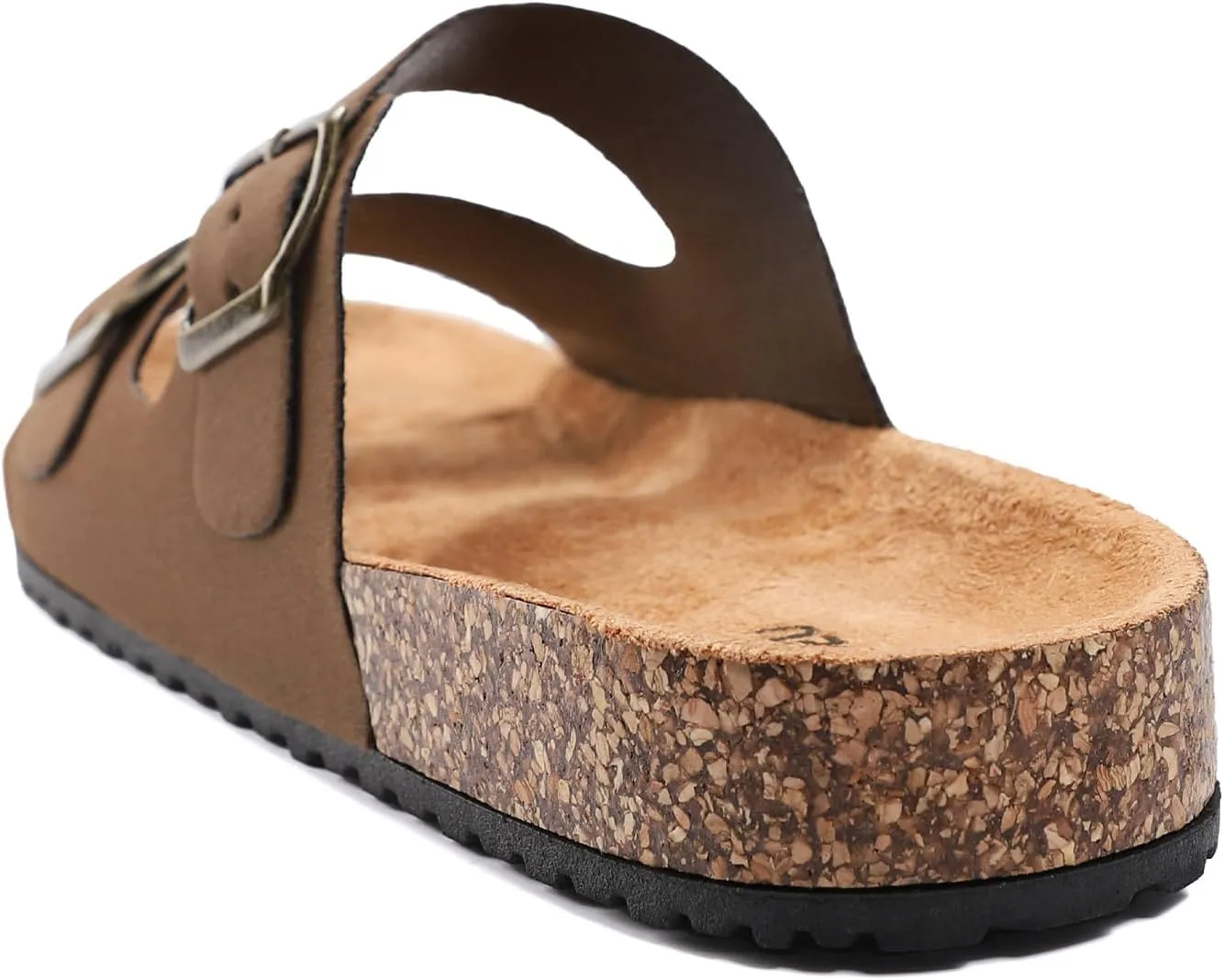 Women's Cork Sandals Comfortable Adjustable Buckle Strap Cork Footbed Arch Support Casual Ease of Wear Outdoor Slide Sandals