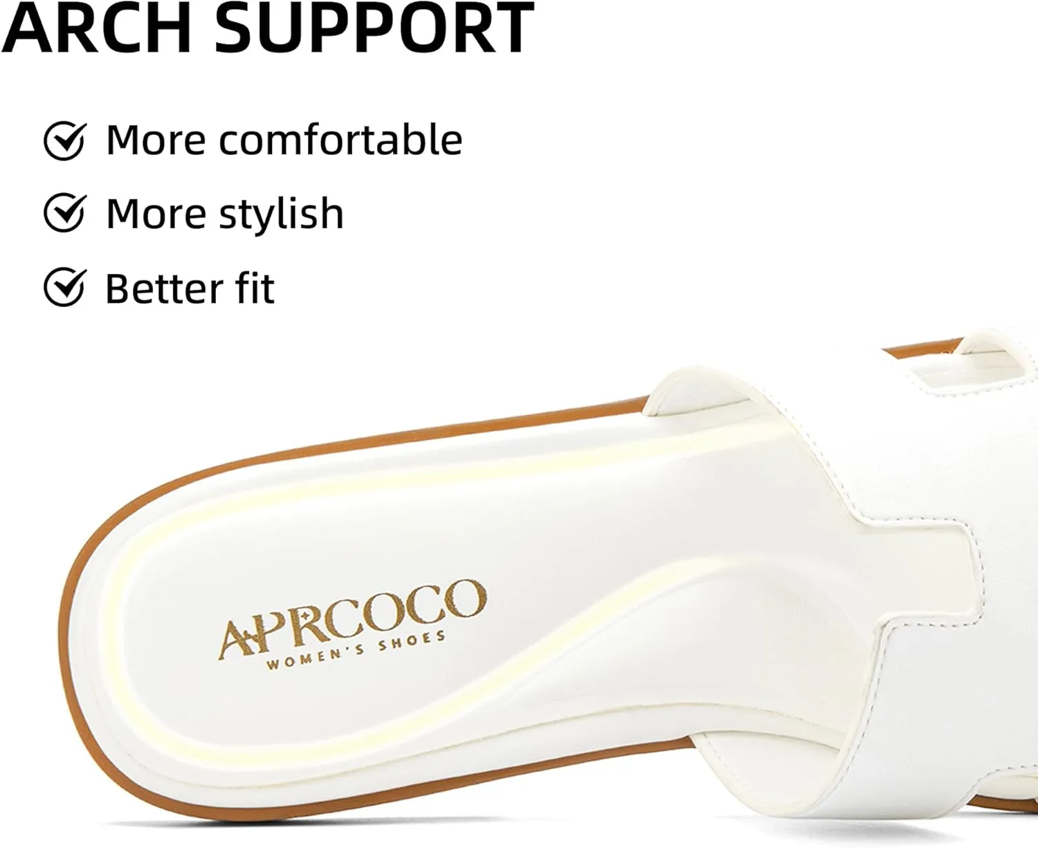 Women's Flat Sandals Dressy Classic H-Band Flats Sandals Summer Beach Vacations Slide Sandals