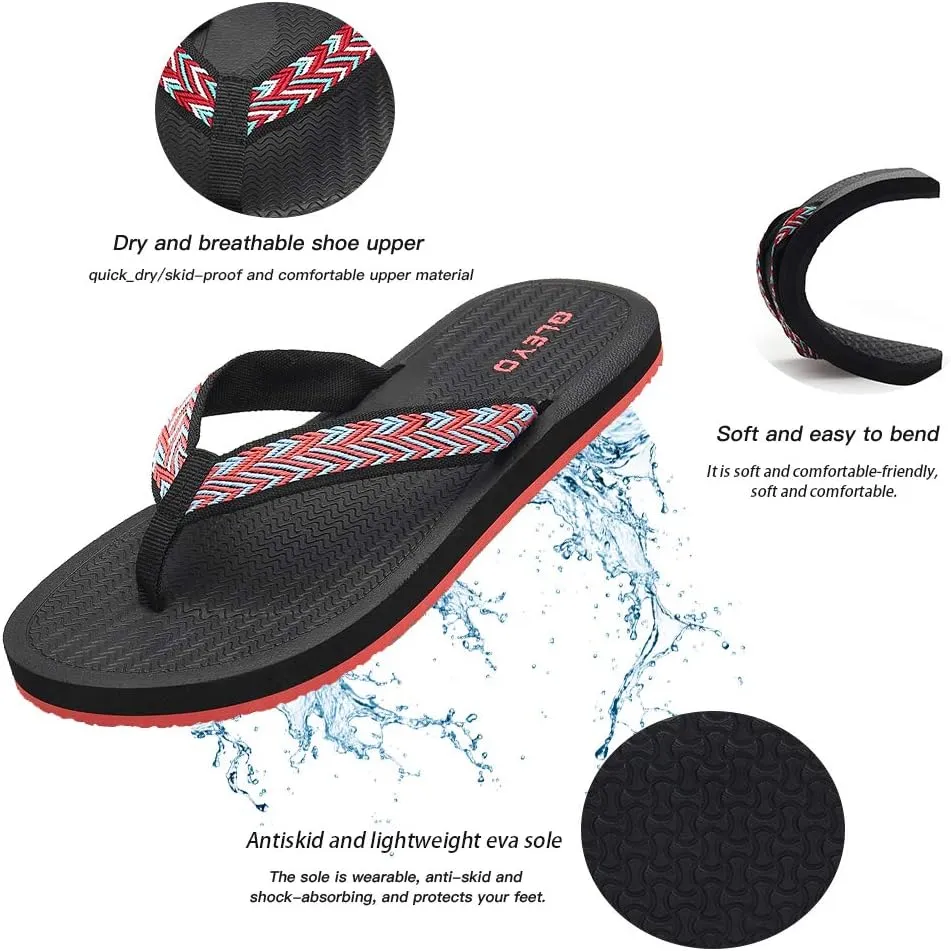 Womens Flip Flops Sandals Summer Beach Slippers