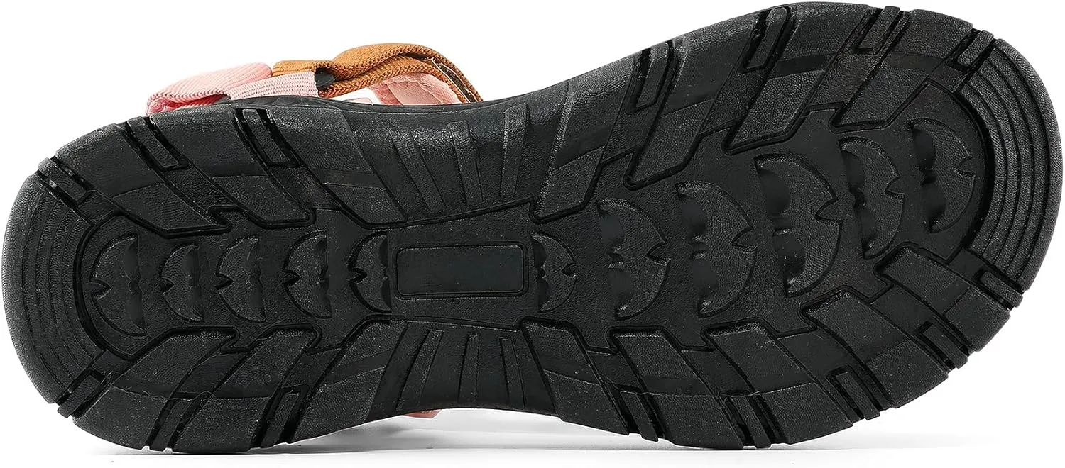 Women's Hiking Sport Sandals Water Outdoor Athletic Shoes With Arch Support Adjustable Velcro Beach Shoes