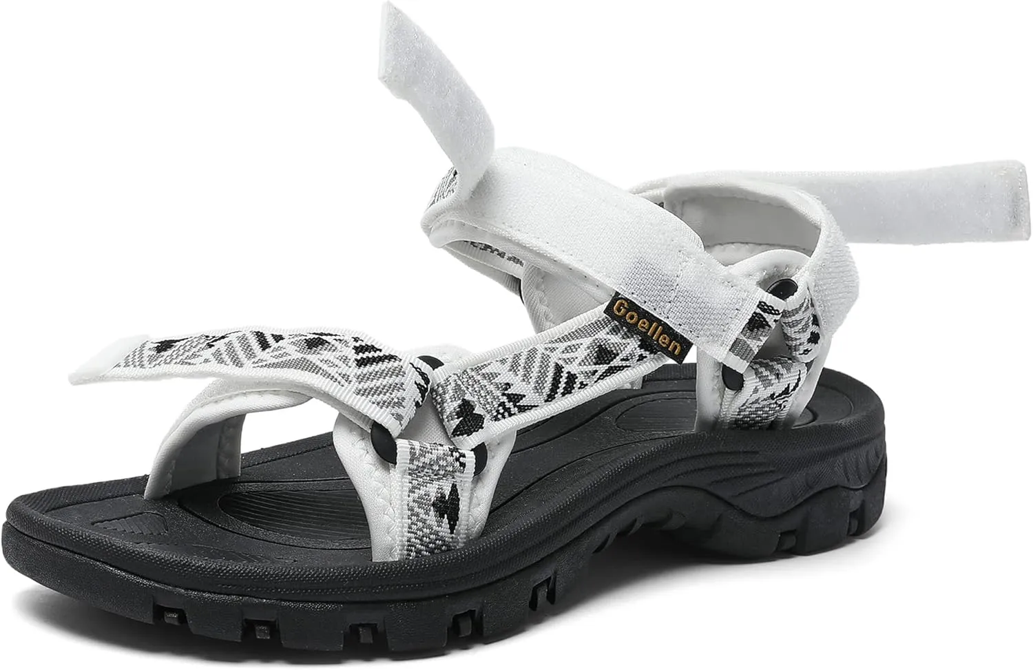 Women's Hiking Sport Sandals Water Outdoor Athletic Shoes With Arch Support Adjustable Velcro Beach Shoes