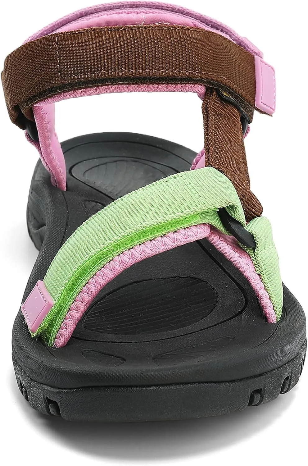 Women's Hiking Sport Sandals Water Outdoor Athletic Shoes With Arch Support Adjustable Velcro Beach Shoes