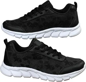 Women's Luxury Orthopedic Sports Shoes, Hollow Breathable mesh Shoes, Lightweight and Comfortable Tennis Running Shoes, Low-top Comfortable Women's Walking Sports Shoes
