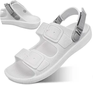 Womens Sandals, Summer Beach Sandals for Woman 2025, Womens Slides, Women Beach Sandals & Summer Shoes Comfortable, Pool Slip On Sandals Women