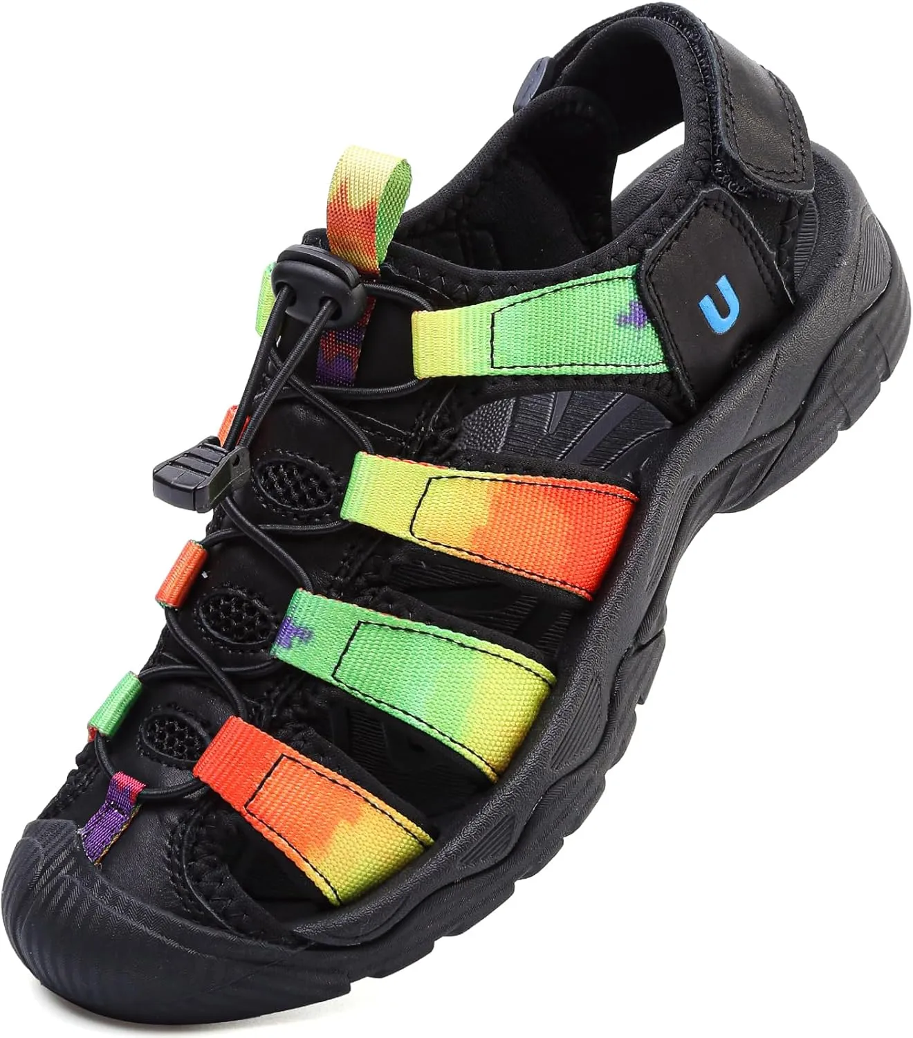 Women's Sport Hiking Sandals Closed Toe Summer Outdoor Athletic Walking Sandal Adventure Lightweight Comfortable Beach Sandals Water Shoes
