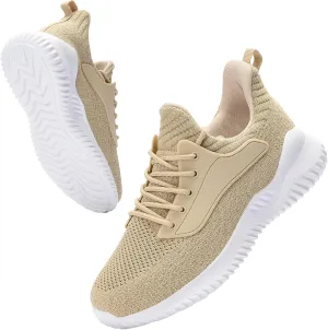 Womens Tennis Shoes Walking Sneakers - Memory Foam Running Slip On Gym Athletic Workout Nursing Comfort Work Shoe Lightweight