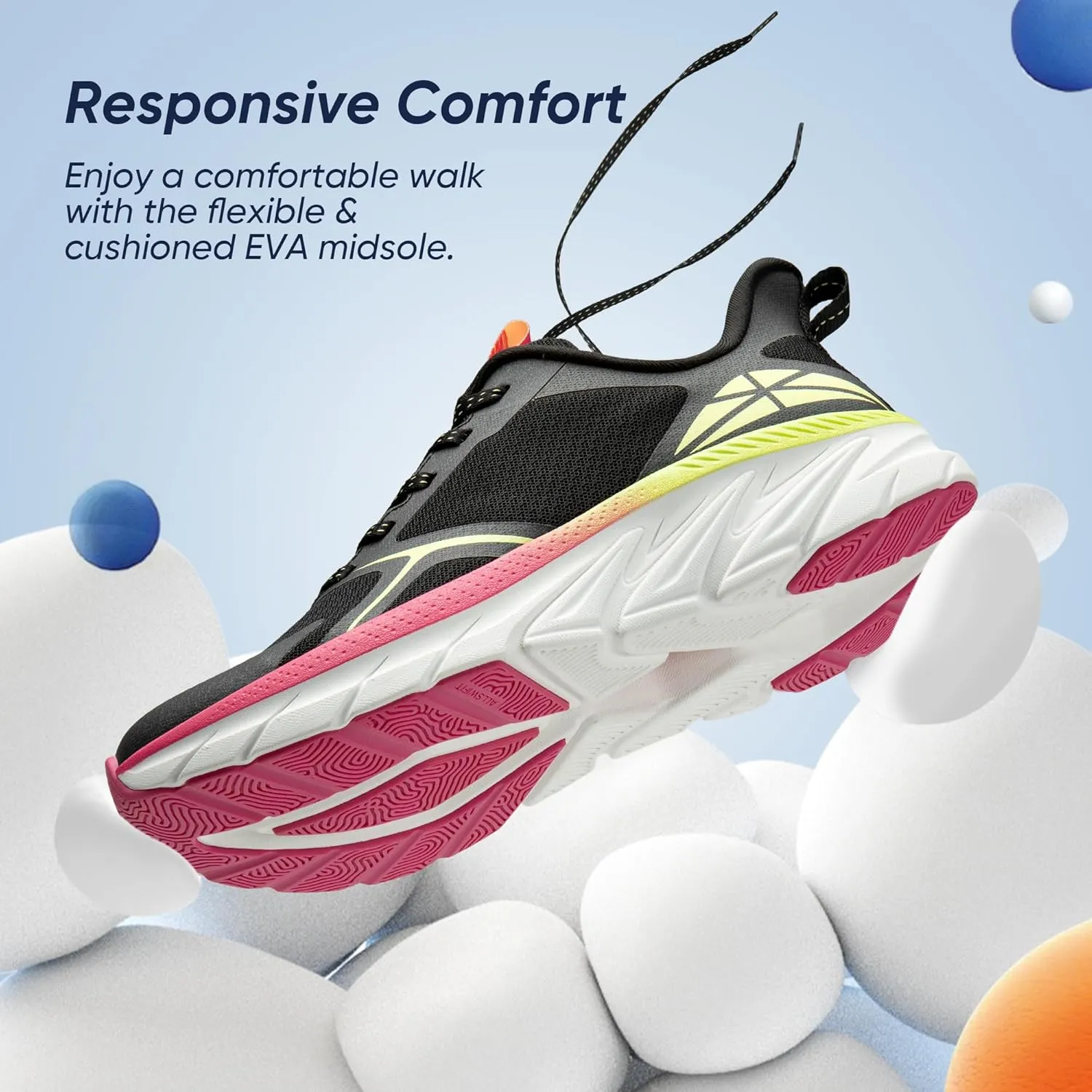 Women's Walking Shoes Comfortable ActiveEase Running Tennis Athletic Gym Workout Cross Training Sneakers