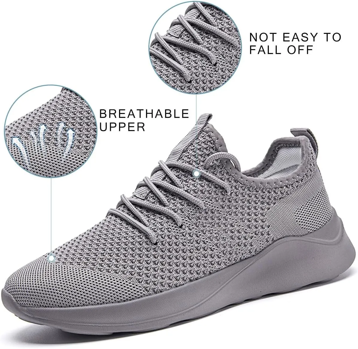 Women's Walking Shoes Tennis Sneakers Casual Lace Up Lightweight Running Shoes Slip On Gym Out Workout Shoes