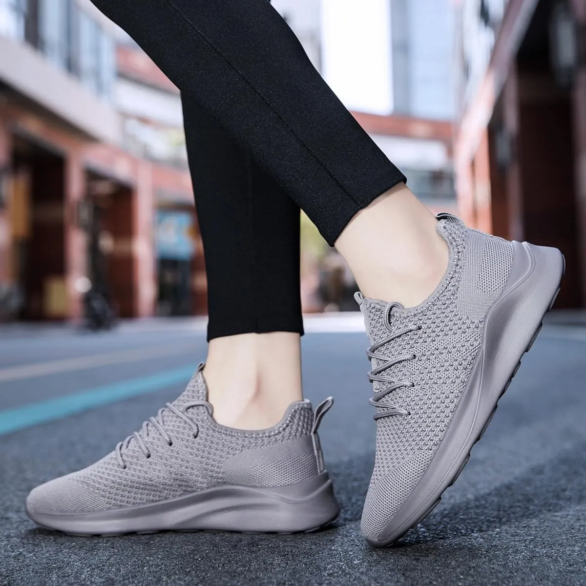 Women's Walking Shoes Tennis Sneakers Casual Lace Up Lightweight Running Shoes Slip On Gym Out Workout Shoes