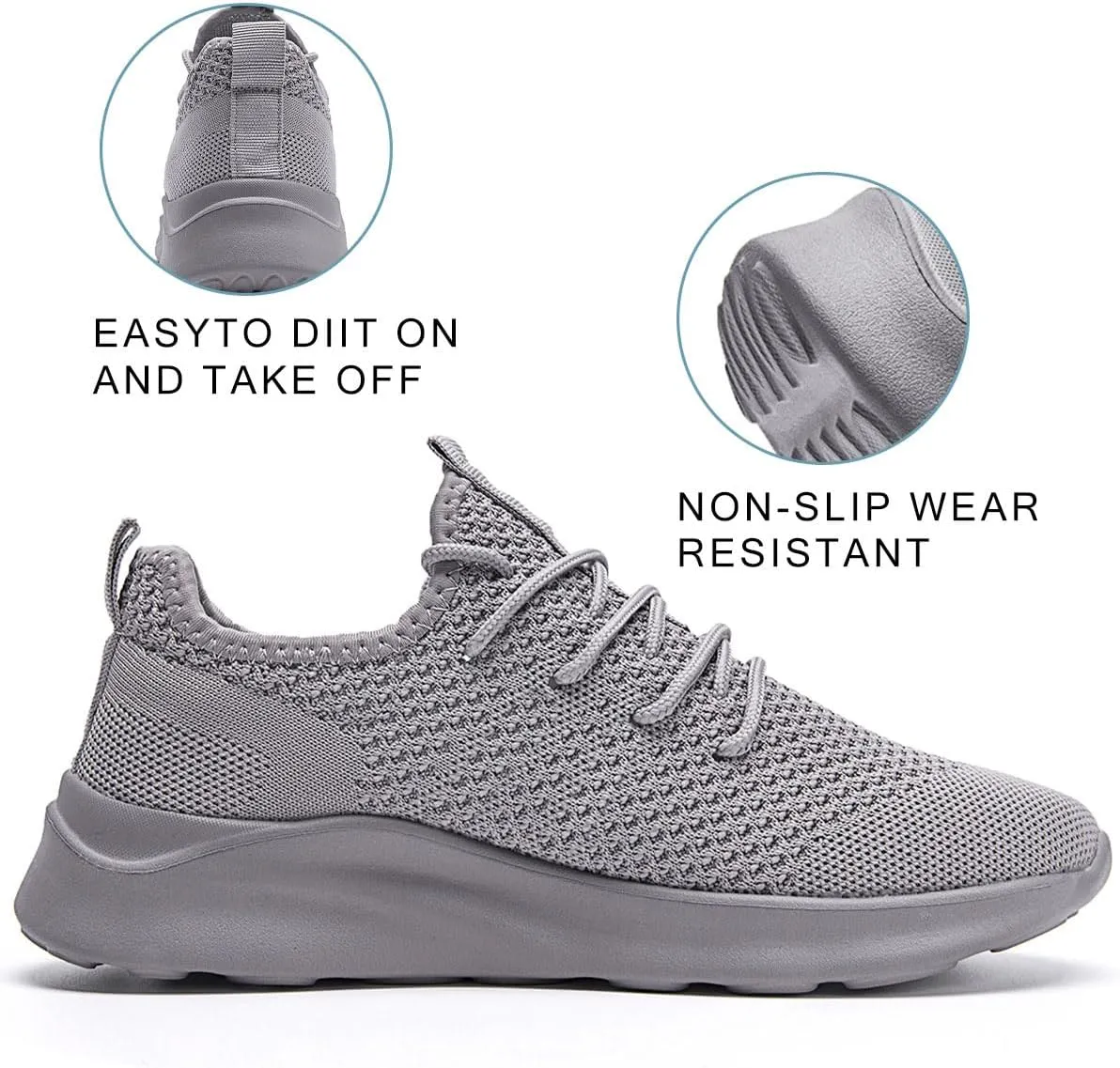 Women's Walking Shoes Tennis Sneakers Casual Lace Up Lightweight Running Shoes Slip On Gym Out Workout Shoes