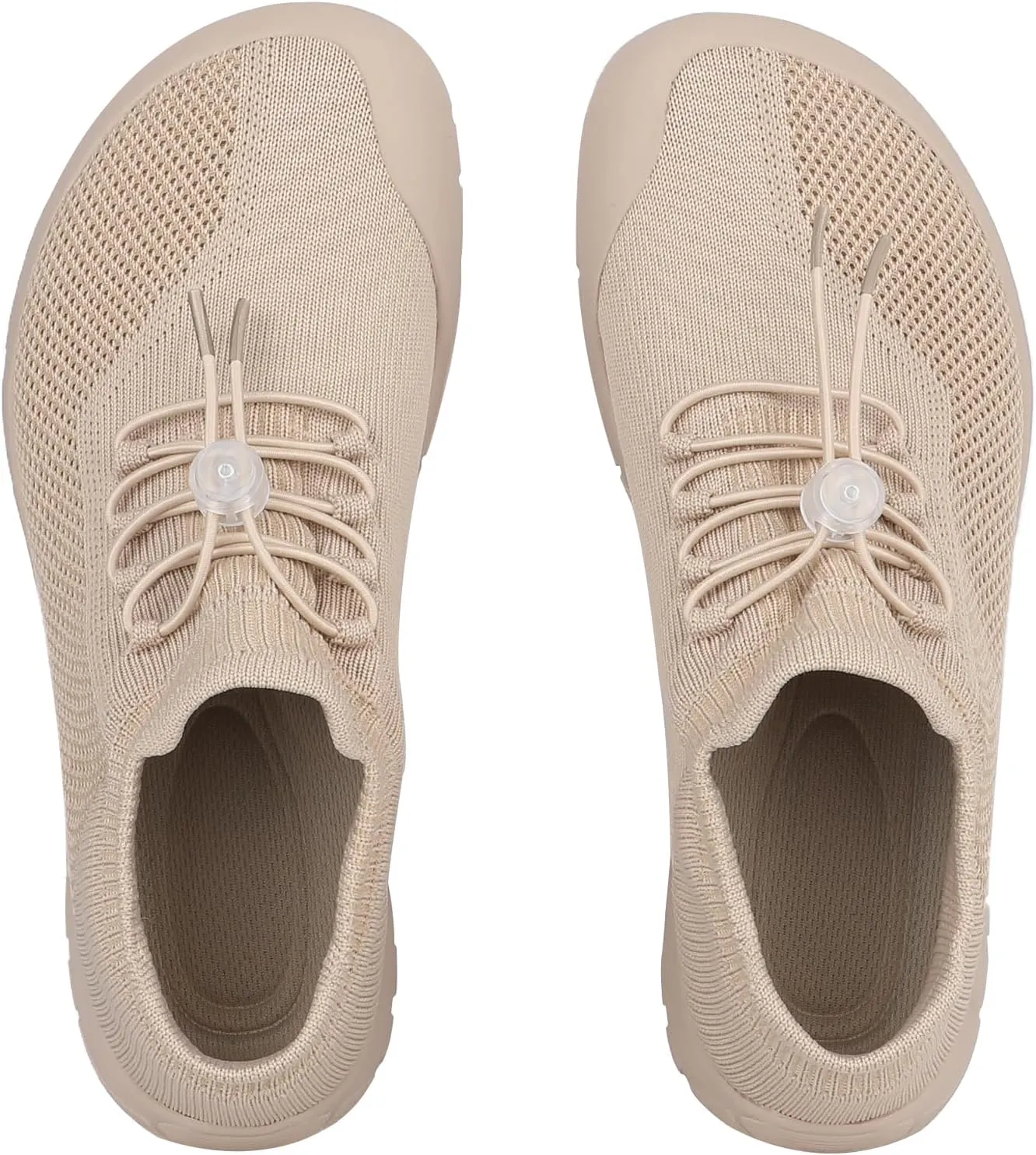 Womens Wide Toe Box Sneakers Comfortale Slip on Walking Shoes Barefoot Casual Running Sneakers