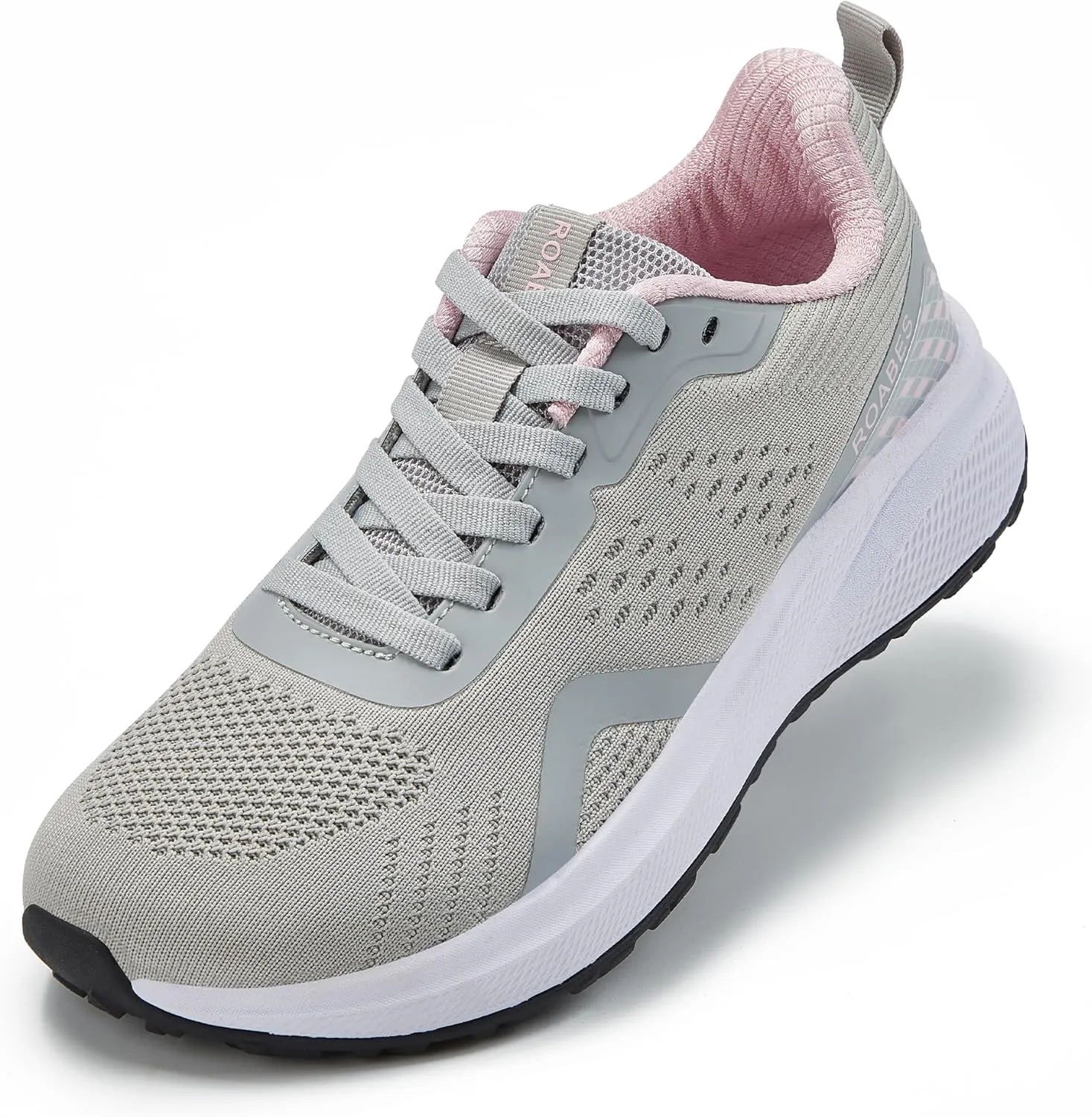 Women's Wide Toe Box Sneakers, Wide Tennis Running Shoes, Rubber Non-Slip Breathable Gym Workout Shoes
