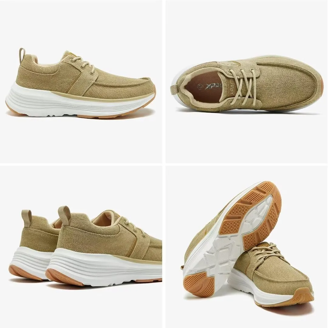 XPACS Orthopedic Comfortable Fashion Sneakers for Mens, Casual Arch Support Walking Shoes for Plantar Fasciitis, Cushion Supportive Orthotic Shoes for Foot and Heel Pain Relief