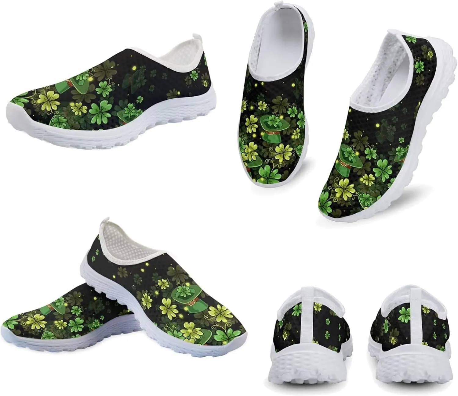 Xpyiqun Women Slip On Sneaker Mesh Running Shoes Casual Sport Tennis Sneakers Trainers