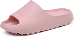 XTJSCBDSH Cloud Slides for Men and Women, Quick Drying Slippers Shoe Open Toe Thick Soft, Platform Slide Sandals Daily Shower Sandals, Non-Slip Bathroom Slippers Summer for Indoor & Outdoor