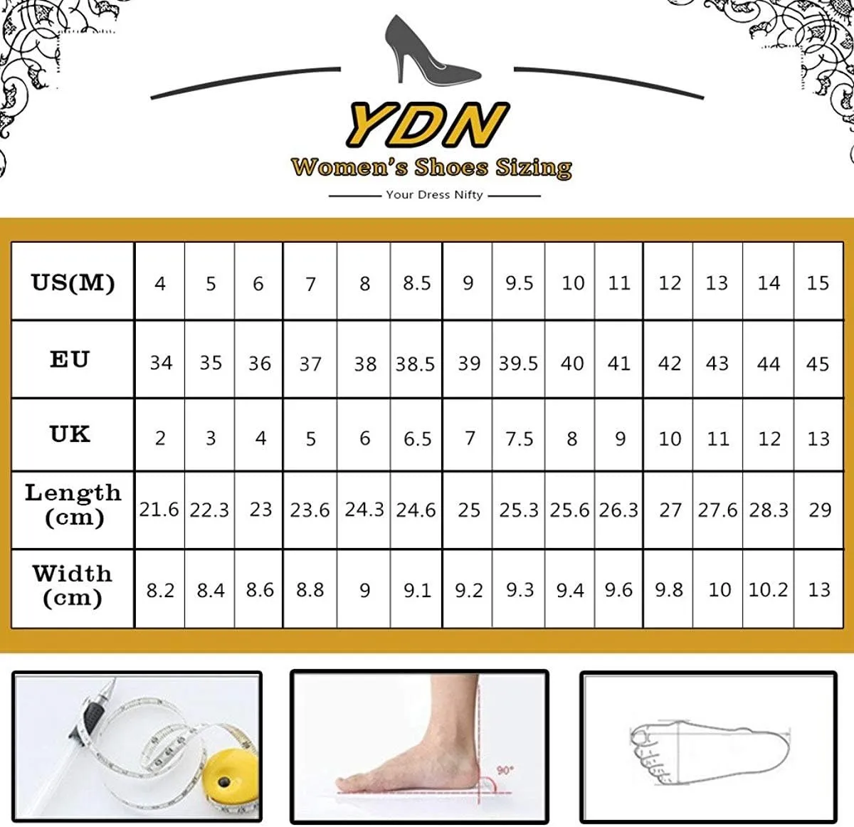 YDN Women Block Low Heel Mules Slip on Loafers Pointed Toe Sandals Slide Shoes Size 4-15 US
