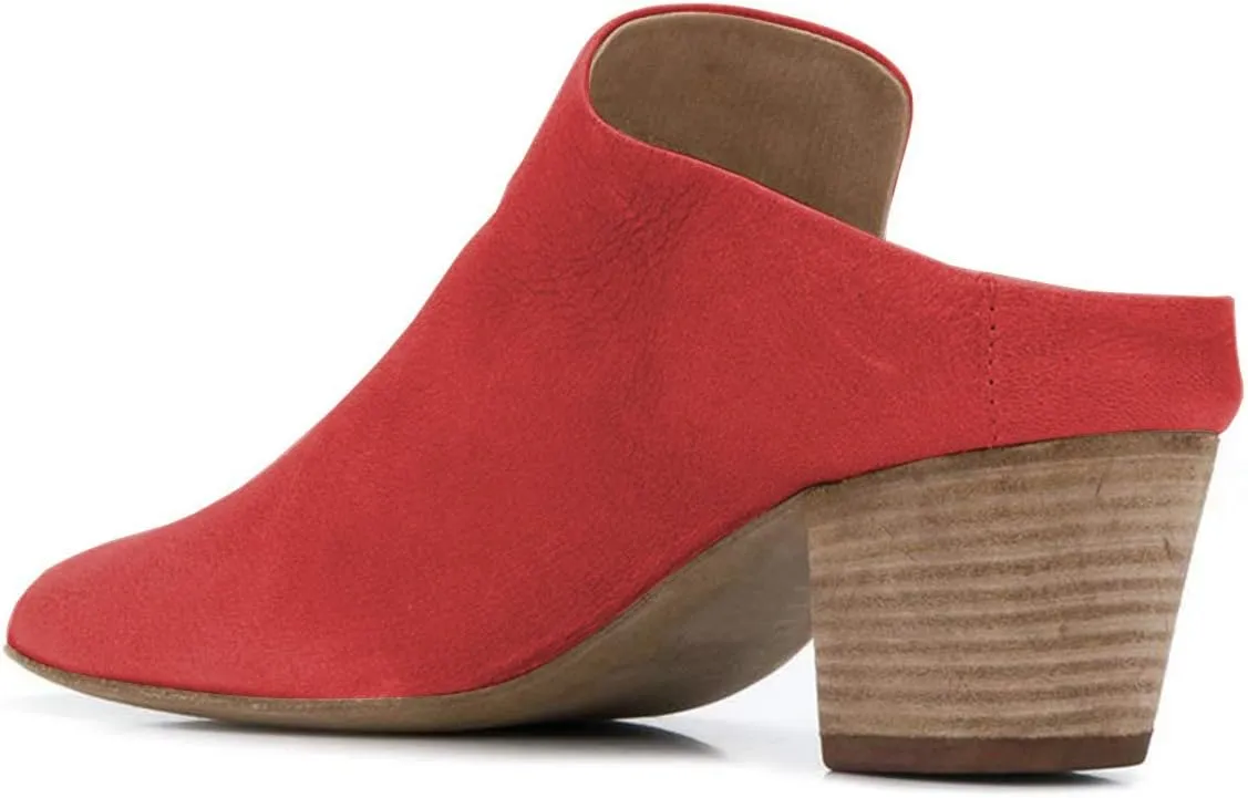 YDN Women Peep Open Toe Booties Pumps Block Chunky Mid Low Heels Loafers Slip on Comfortable Shoes