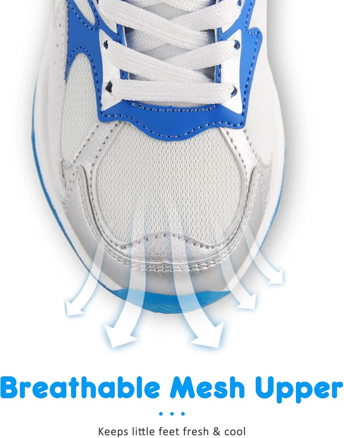 YESKIS Boys Girls Light Up Shoes Kids Lightweight Breathable Mesh Led Flashing Fashion Running Sneakers for Toddler Little Kid