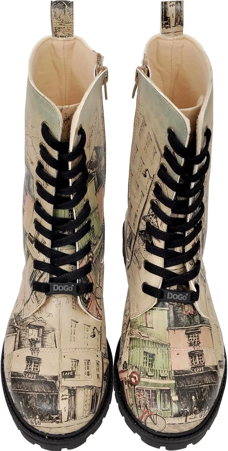Zipsy Boots for Women - Handmade and Vegan Leather Mid Calf Boots for Women