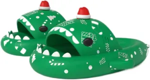 Zureto Shark Slides Slippers, Novelty Cloud Shark Slippers, Anti-Slip Quick Drying Shark Sliders, EVA Starlight Shark
