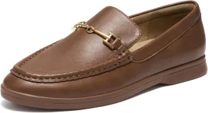 ZURIN Women's Loafers Leather Penny Loafers Comfortable Flats Shoes for Women Casual Dressy Shoes Business Work Driving